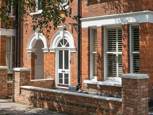 Edwardian exteriors of the six-bedroom semi-detached house in Bedford