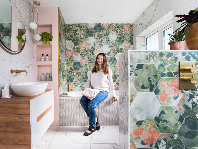 Hanna Merrett shows off her beautiful bathroom renovation project