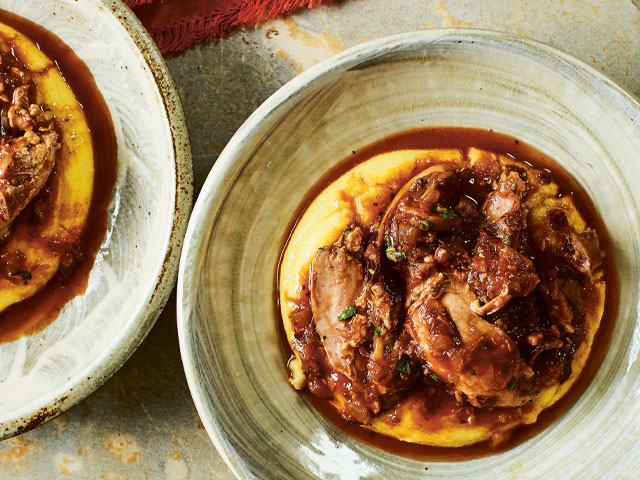 Braised duck recipe from The Italian Pantry by Theo Randall