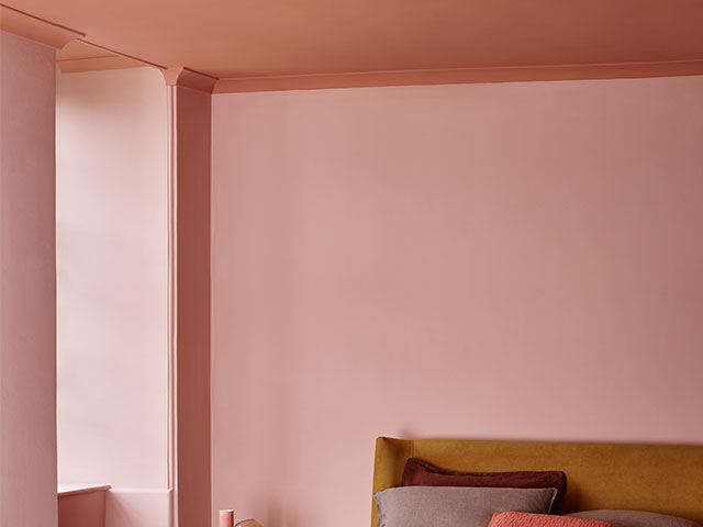 How to create a colour drenched ceiling for your ceiling decor ideas