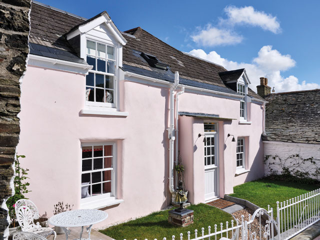 Rose Cottage in Cornwall is a holiday let renovated by interior designer Anouska Lancaster