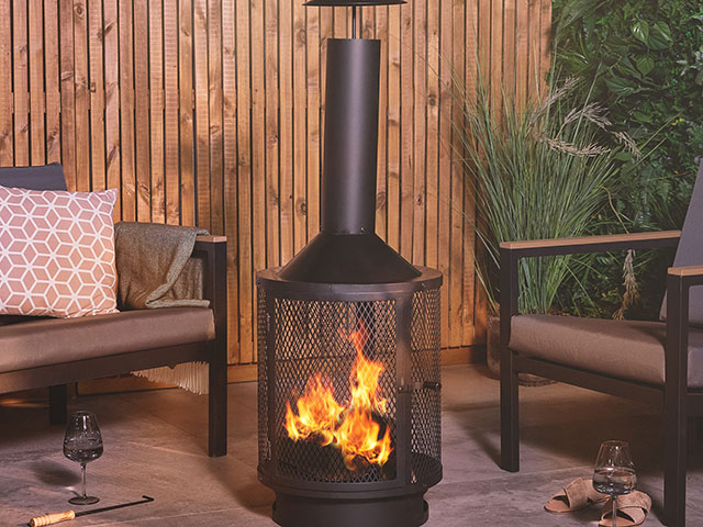 wood burner patio heater 