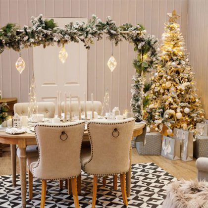 Arctic Shimmer Christmas decor