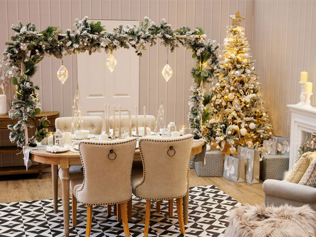 Arctic Shimmer Christmas decor