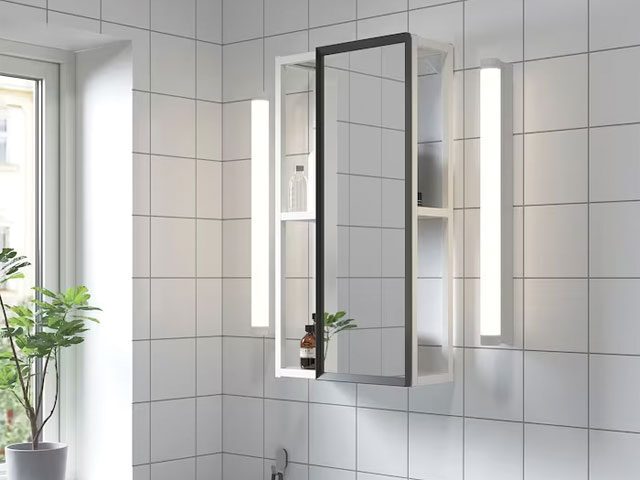 bathroom storage ideas: ikea enhet bathroom cabinet