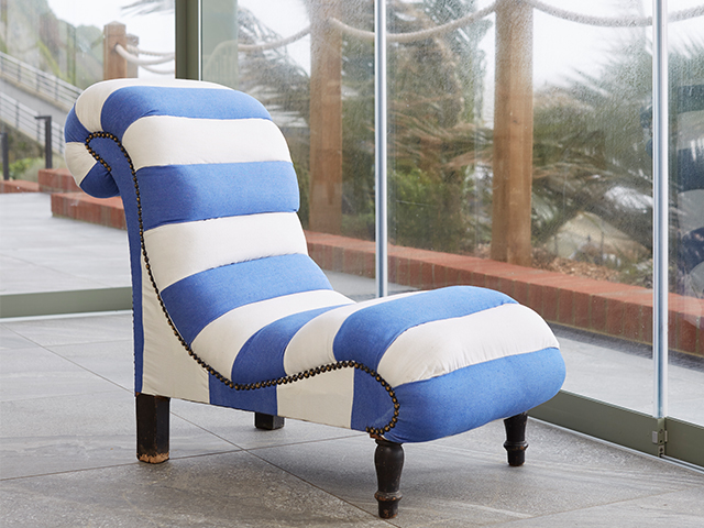A hand-crafted chair from XV Stripes