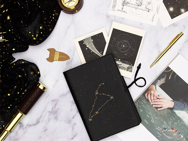 The perfect gift for a craft lover is a personalised zodiac notebook