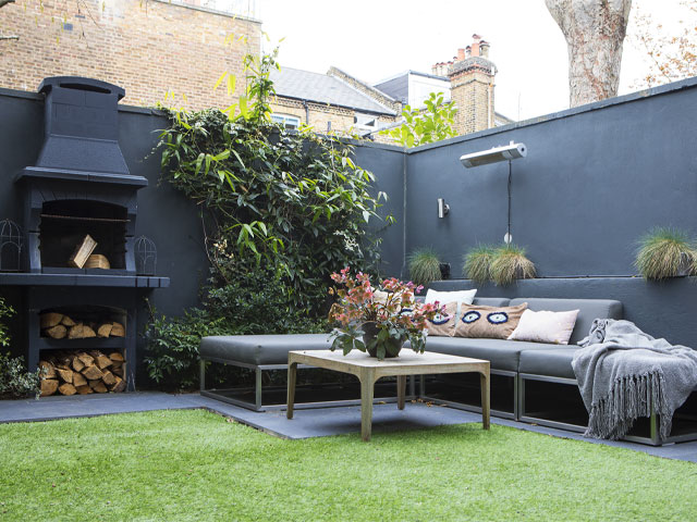 The garden is an outdoor haven in this north London home