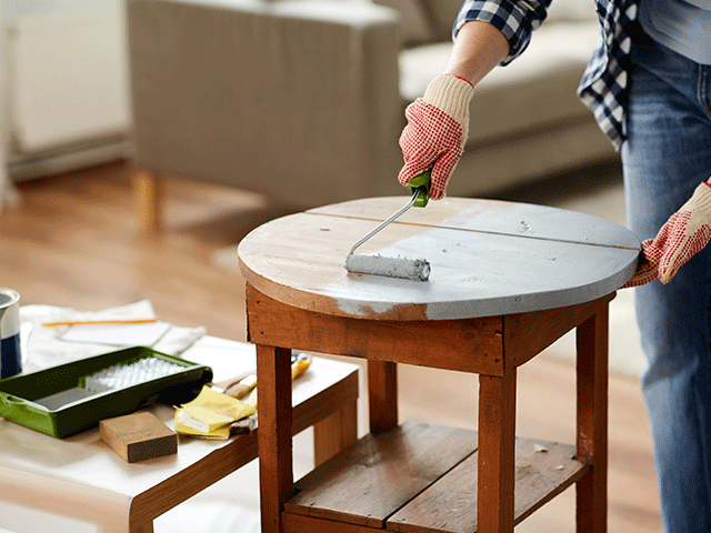 You can always upcycle your second-hand furniture