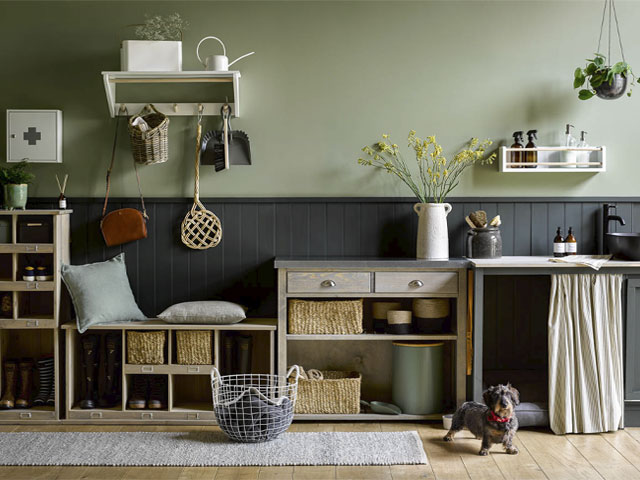 hallway storage ideas from Garden Trading