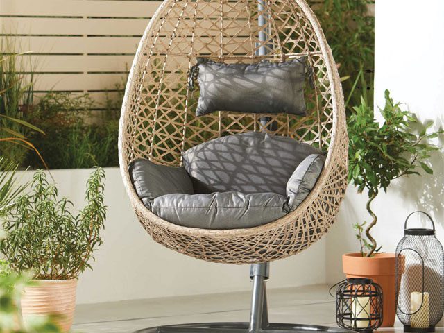 Aldi hanging egg chair 2023