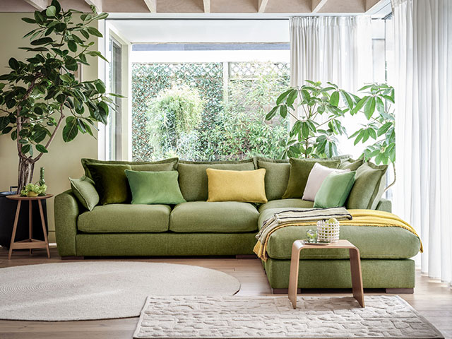 The stylish and sustainable George Clarke Gaia sofa