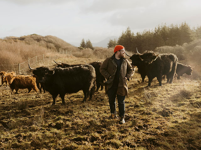 Out on the wilds of the Isle of Mull in Scotland 