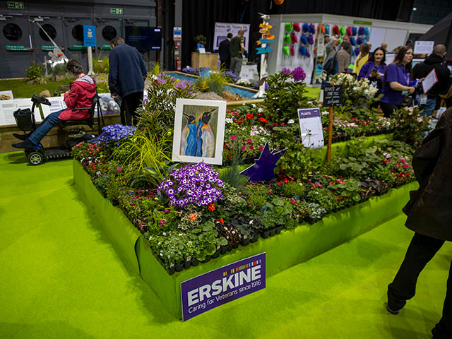 show gardens at Ideal Home Show Scotland 2022