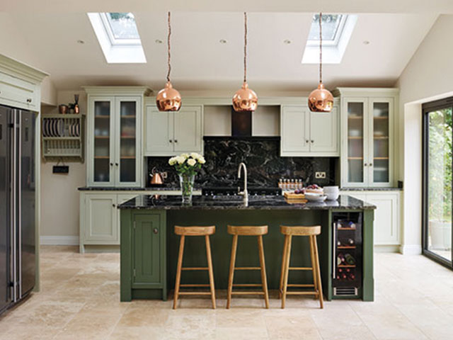 Kitchen makeover: A stylish extension connects the kitchen with the garden