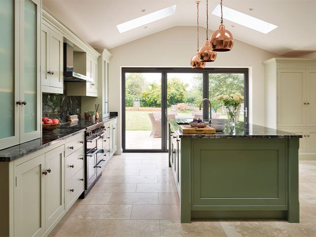 The bi fold doors lead straight to the outdoors