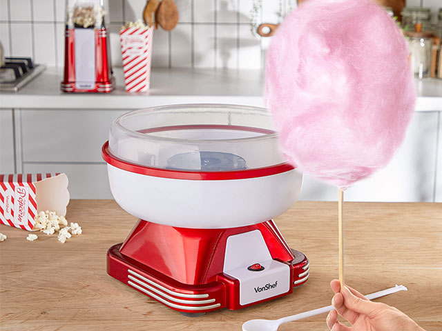 Whip up candy floss at home with these one-touch button maker