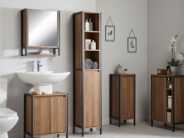 Compact storage is ideal for space saving bathrooms