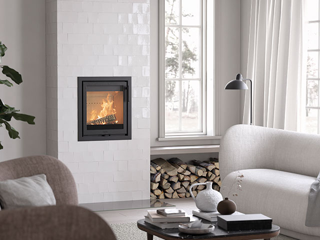 You can build your Contura fireplace into your chimney breast