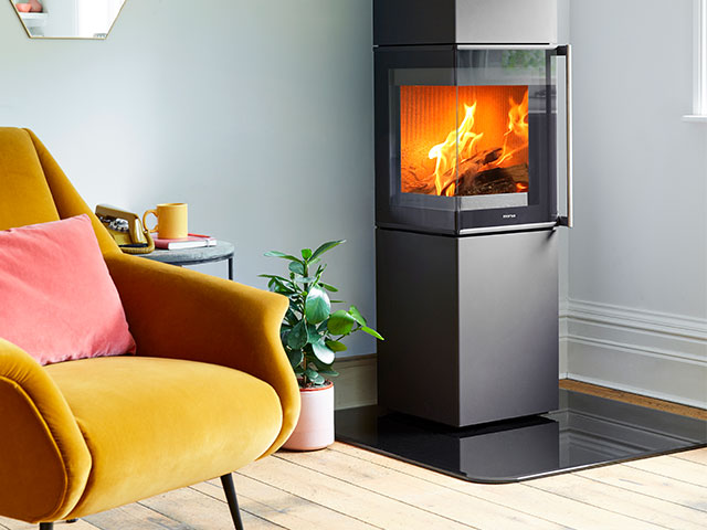 Try a minimalist upstanding heating system