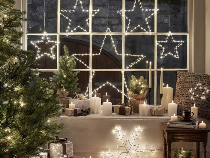 Bring festive cheer inside and outside with these Christmas window lights