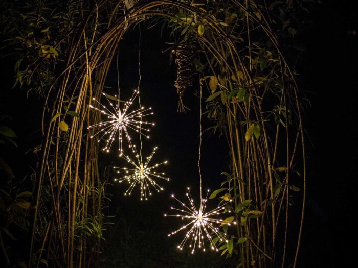Create a sparkle arch in your garden this winter
