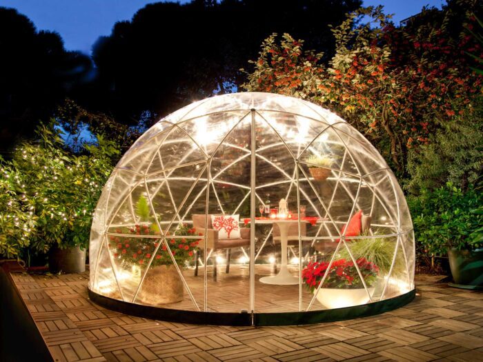 Create your own Santa's grotto with an alfresco dome
