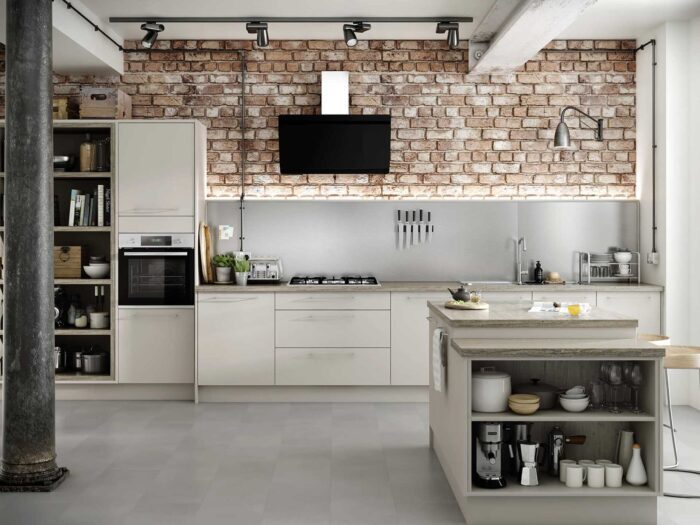 Open plan storage is a kitchen trend for 2024