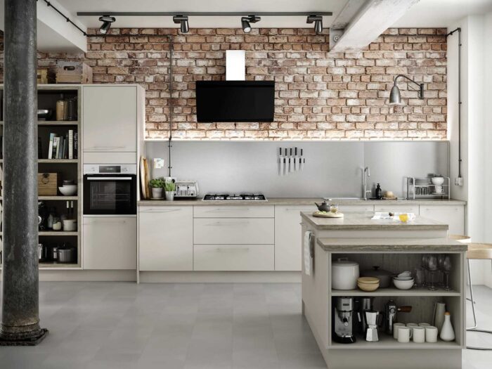 Open plan storage is a kitchen trend for 2024
