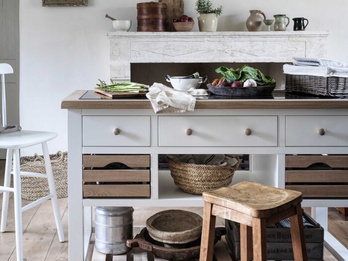 A butchers block is a great alternative to a kitchen island