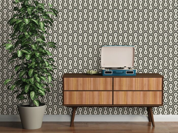 Jungle Chic Geometric wallpaper from Beautiful Walls