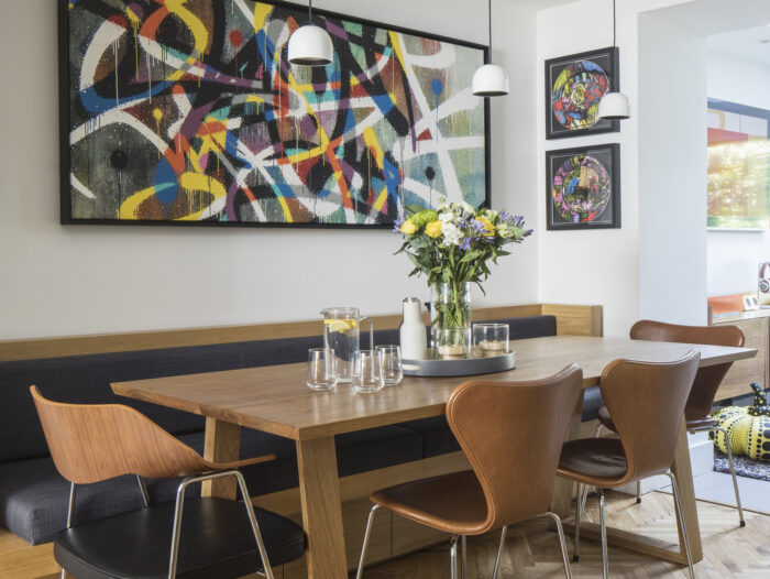 Mile End house dining area