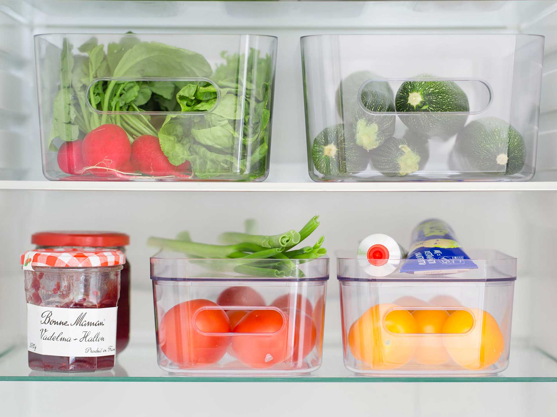 Organise your fridge, so you can be sustainable with your food