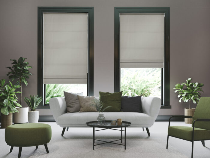 Swift Direct Blinds-Roman blinds Barley Ivory