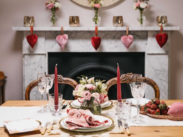Keep it classic with a Truffle Tablescapes Valentine's spread