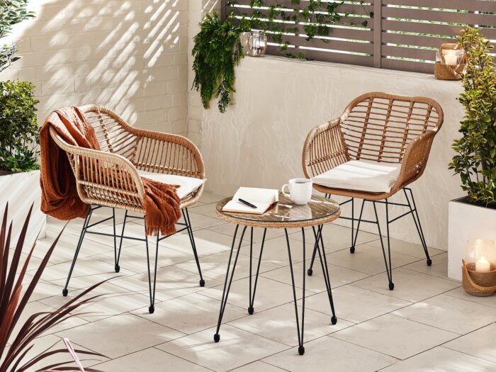 Belize brown garden bistro set