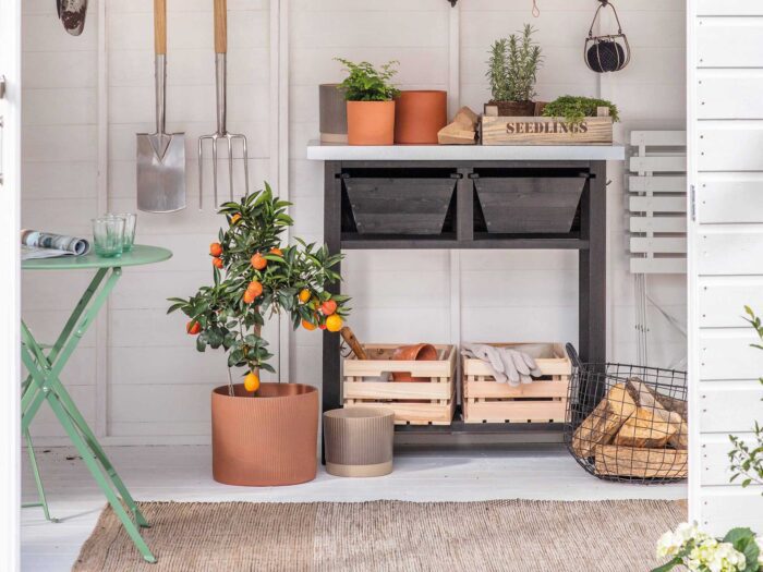 A relaxing potting shed makes for a joy of a garden room