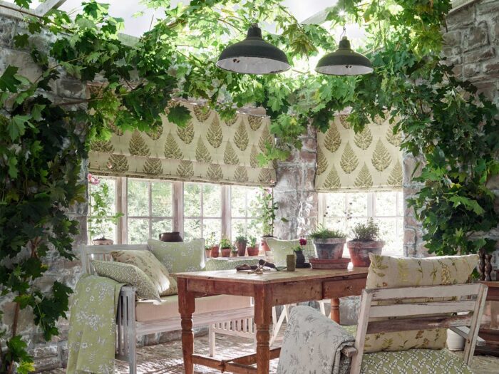 Bring greenery into your conservatory to turn it into an outdoor garden room