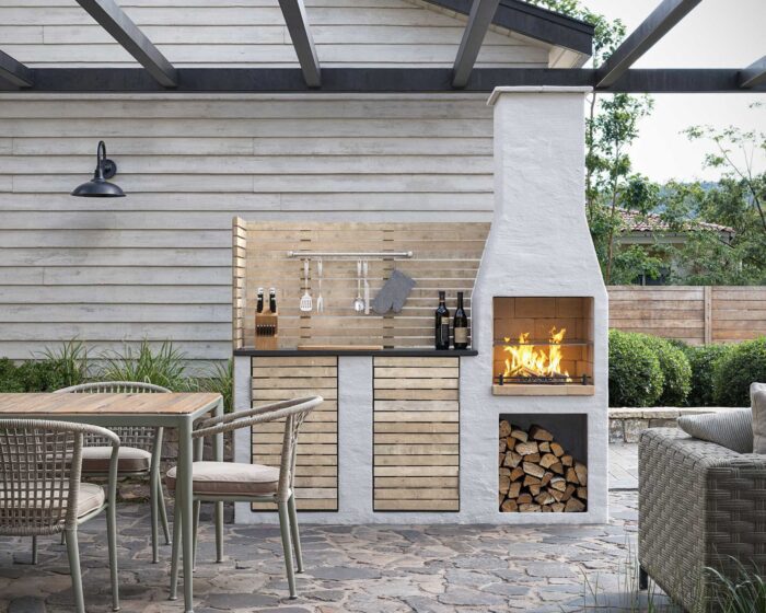 Creating an outdoor kitchen is easy with Schiedel