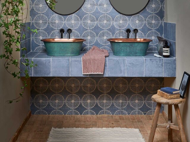Update your bathroom with rustic tiling from Ca'Pietra