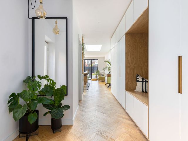 Kitchen in a Victorian side return extension