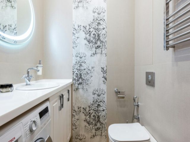 Utility space in a bathroom