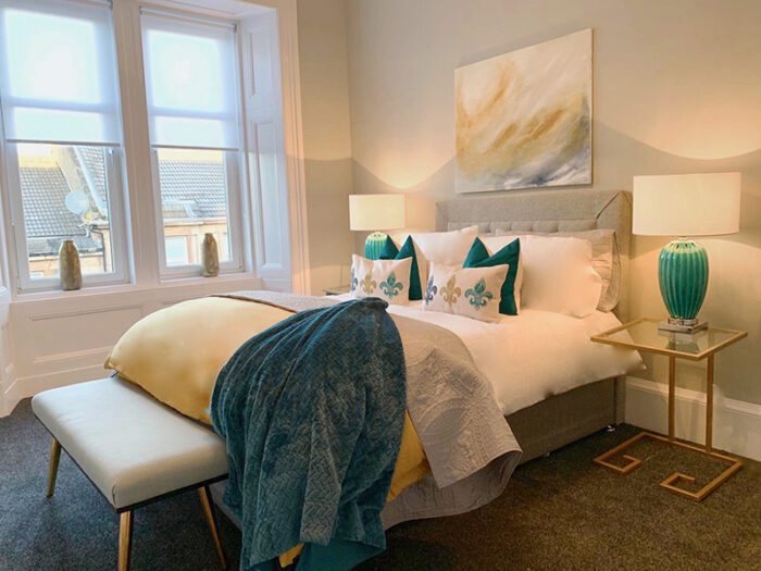 decorated bedroom