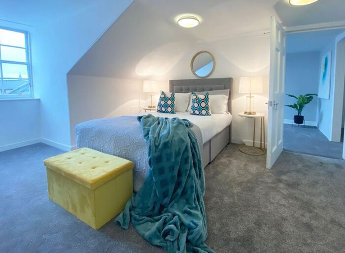 yellow bedroom storage box