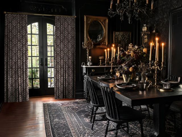 Gothic dining room from Hillary's