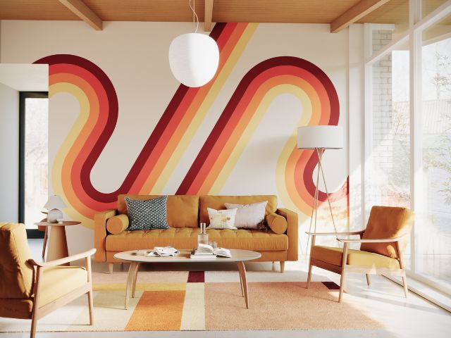 An 80s inspired living room by Bobbi Beck