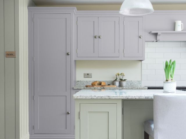 Lilac kitchen by Olive & Barr