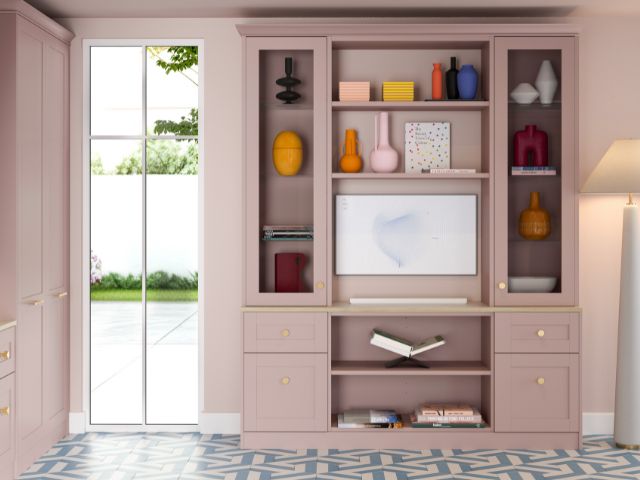 Pink fitted wardrobes