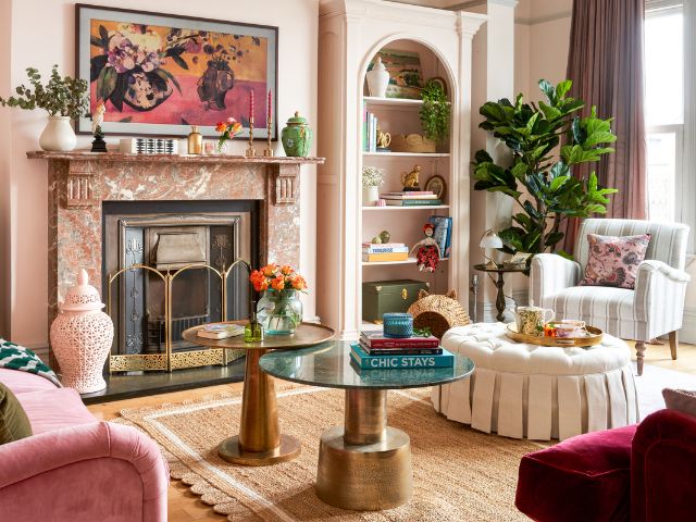 Start with larger items and declutter by size. Image Credit: Wayfair