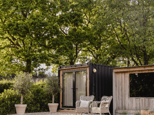 Shipping container garden office